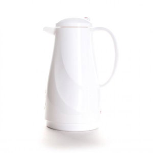Al Saif Gallery Top Point Plus Markotic Rhinestone Thermos, 1 liter, thermal glass inner container, plastic outer shell - white product image 2
