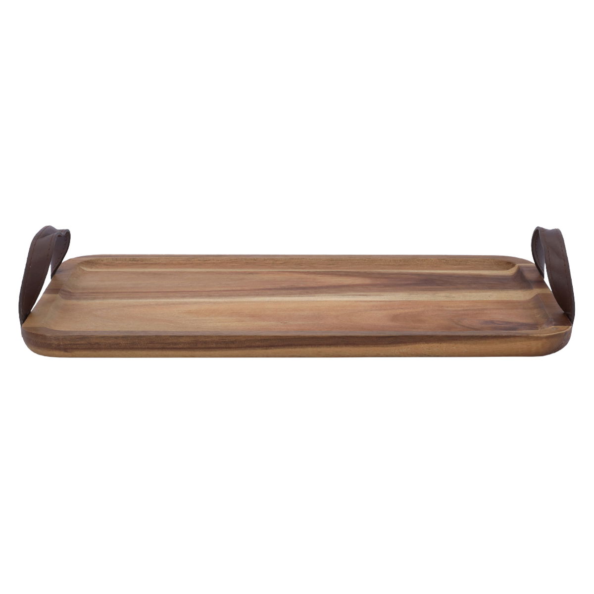 طوفرية تقديم بيد مستطيلة خشب السيف غاليري، 35×20×2 سم - بني غامق product image 2