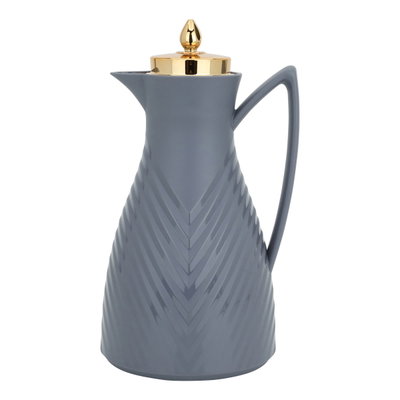 ترمس ديفا 32 السيف غاليري، 1 لتر، حافظة داخلية زجاج حراري، ضغاط - رمادي غامق product image 1
