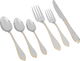 Alsaif Gallery Stainless Steel Cutlery Set, 36 Pieces - Silver Gold product image 1