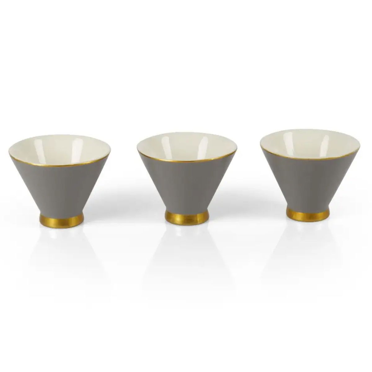 طقم فناجين السيف غاليري، بورسلان، 6 قطع - رمادي product image 1