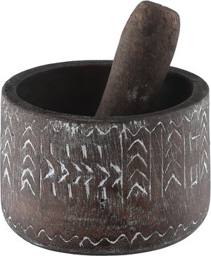 Excellent Houseware Wood, 10x10x6.7 cm - White Wood product image