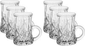 بيالات زجاج السيف غاليري ماكس، بنقش، 6 قطع - شفاف product image