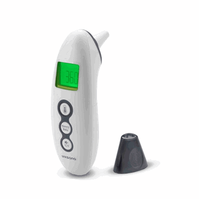Wexana Forehead and Ear Thermometer, Infrared - White product image 1