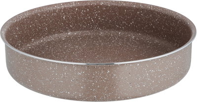 Rocky Granite Baking Tray, 28cm, Round - Brown product image 3