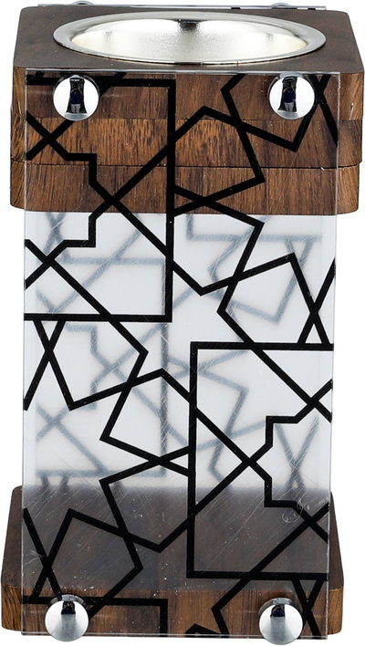 طقم مبخرة خشب اكريلك السيف غاليري، 3 قطع، 23x14x4 سم - خشبي شفاف product image 6