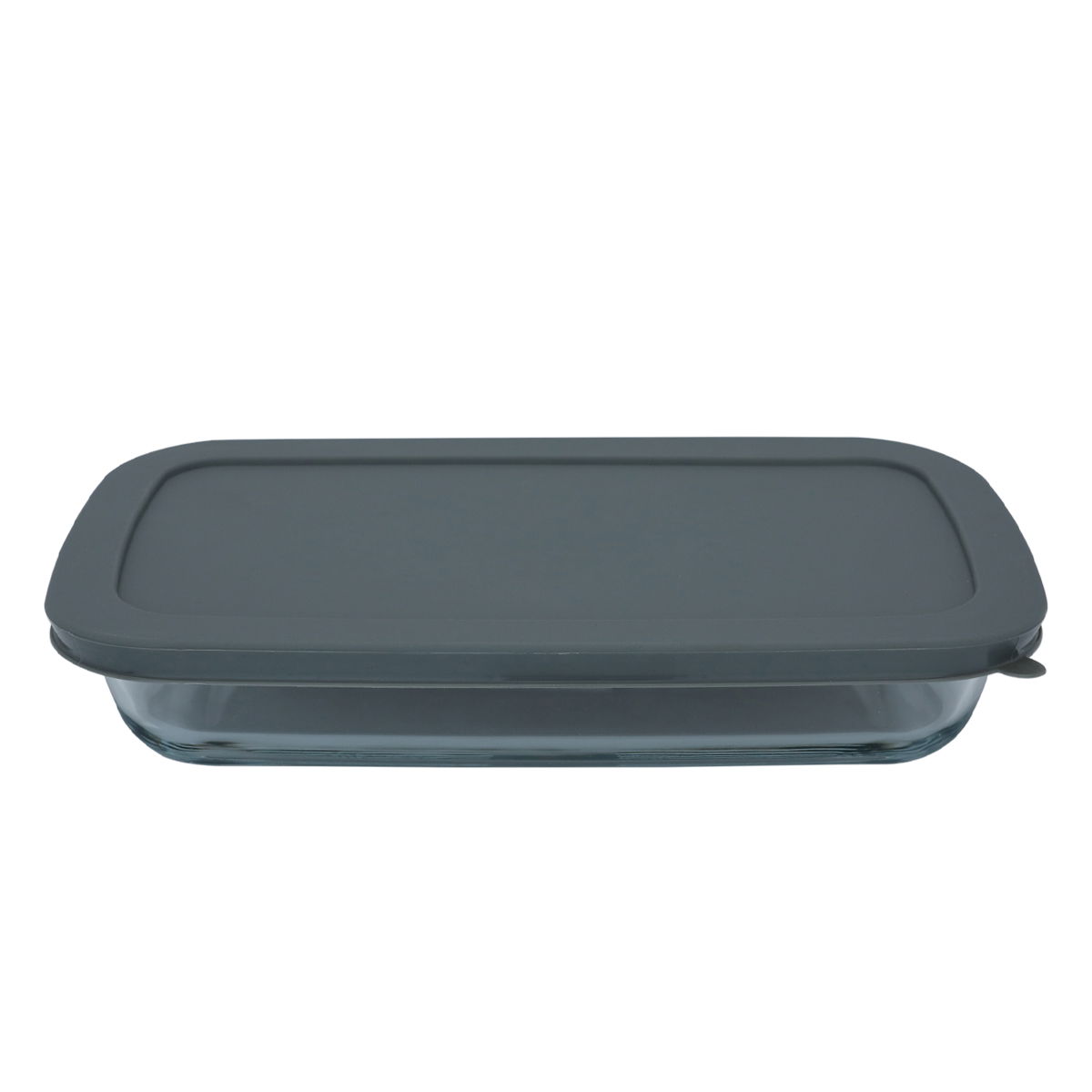 Al Saif Gallery Max Glass Oven Tray, 1.5 Liter, 29.7x17.7x5 cm, with Lid - Transparent product image