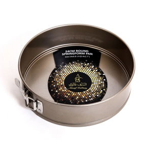Al Saif Gallery Steel Cheesecake Tray, 24cm, Round - Brown product image 2