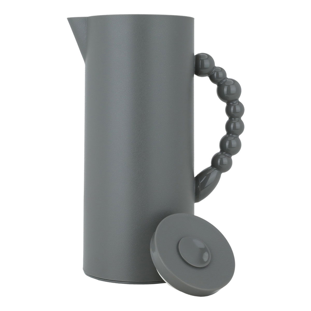 Al Saif Gallery Royal 7 thermos glass, 1 liter, plastic outer shell - gray product image 3