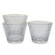 طقم فناجين قهوة عربي زجاج السيف غاليري، 3 قطع - شفاف product image 1