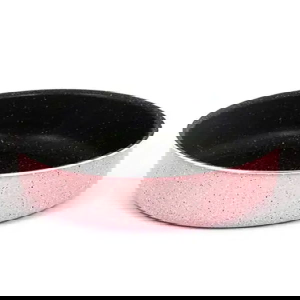 Rocky Granite Tray, 30 cm, Round - Pink product image