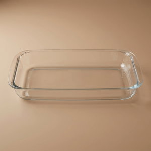 صينية فرن زجاج السيف غاليري، 2.9 سم، مستطيل - شفاف product image