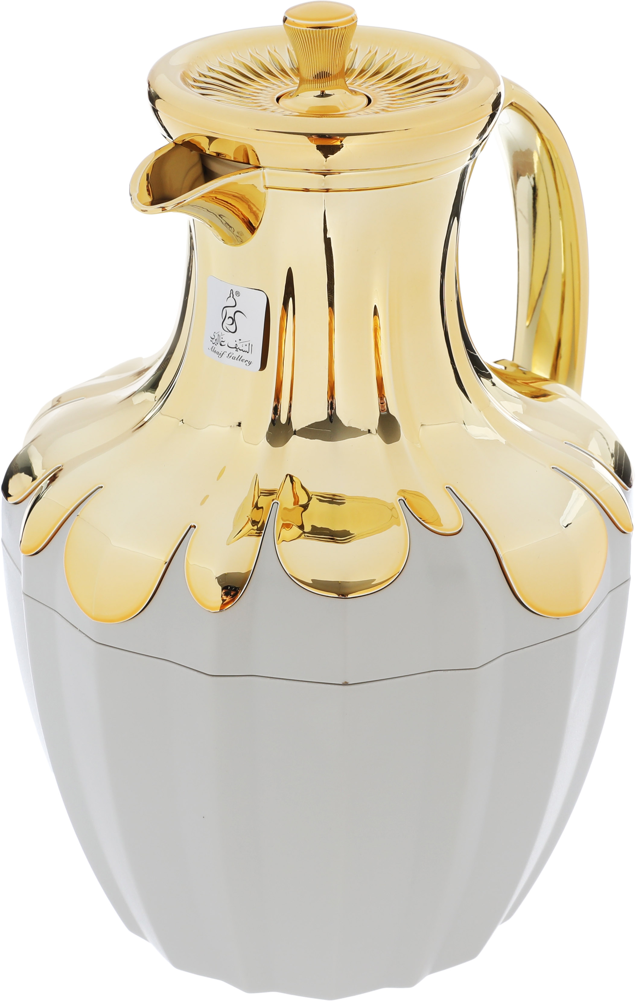 ترمس شادن إفرست، 1 لتر، حافظة داخلية زجاج حراري، هيكل خارجي بلاستيك - رمادي فاتح product image 3