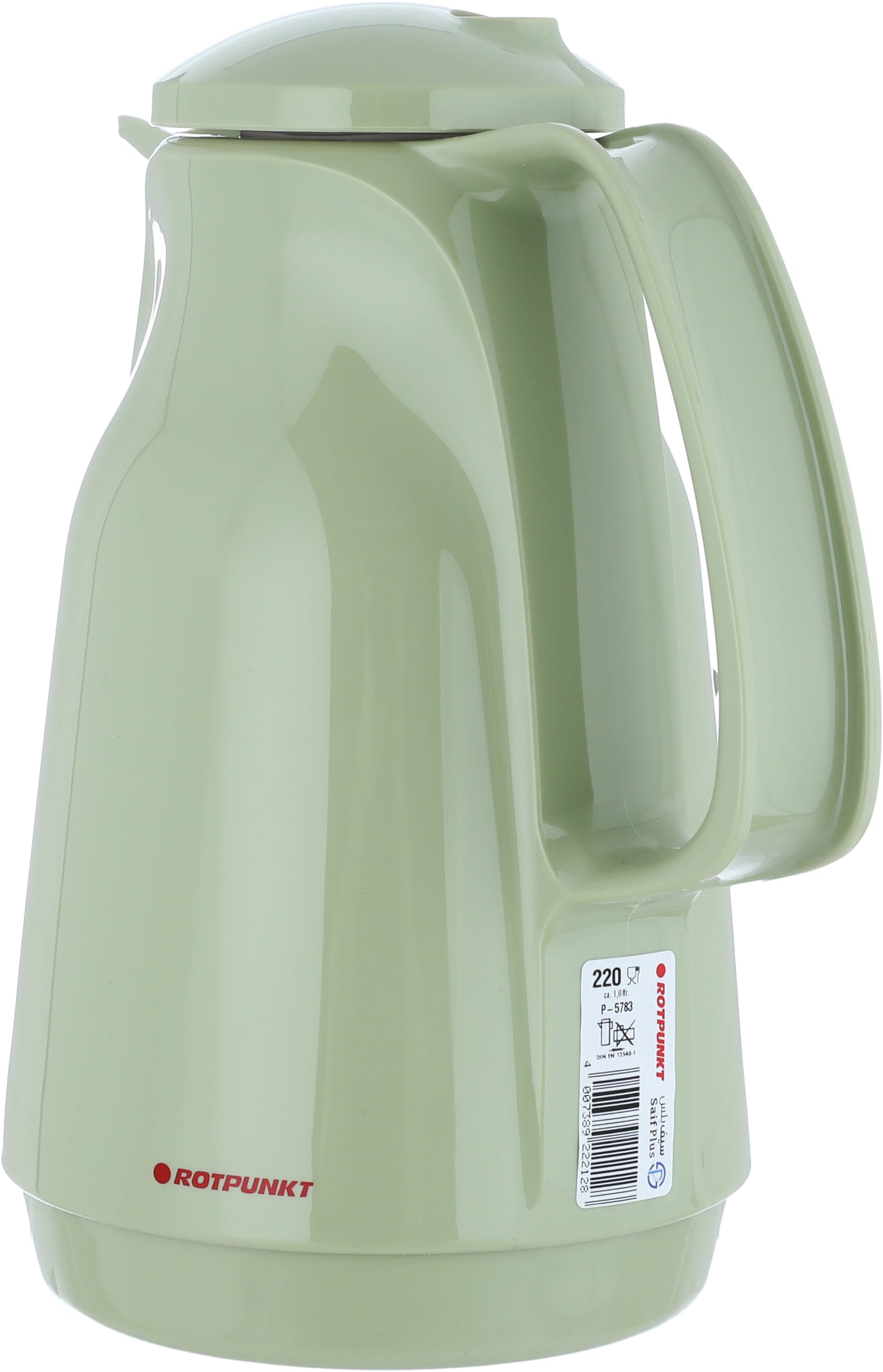 Rotpont thermos, 1 liter, glass inner container, plastic outer shell - green product image 4