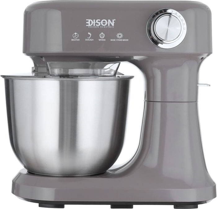 Edison Basic SM-B034 mixer, 600 Watt, 5 litres, 12 speeds, 4 pieces - Cappuccino product image 1