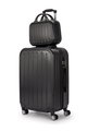 طقم شنط سفر ABS ليمرا، 6 مقاسات، 4 عجلات، زاويه 360 درجة، LMA-1414 - أسود product image 2