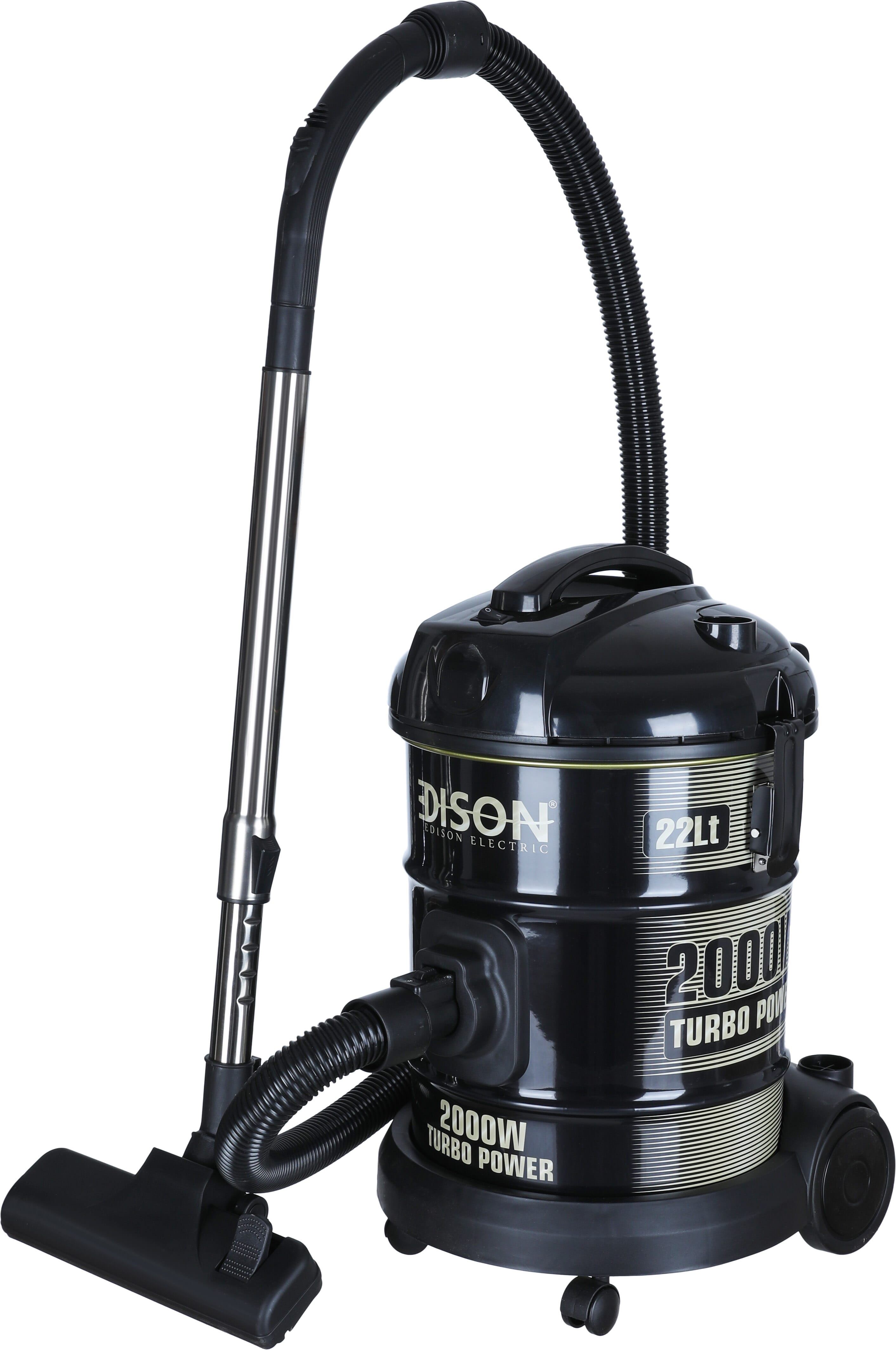 Edison Zl16-31T Turbo Barrel Vacuum Cleaner, 2000W, 22L - Black Gold product image