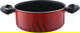 Tefal New Tempo Flame Titanium Coated Saucepan with Handles and Lid, 24cm - Red product image 3