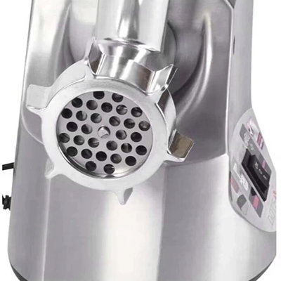مفرمة لحم كهربائية دوتس، 800 - 2000 واط، تحكم يدوي، الدوران العكسي، MG-198 - فضي product image 2
