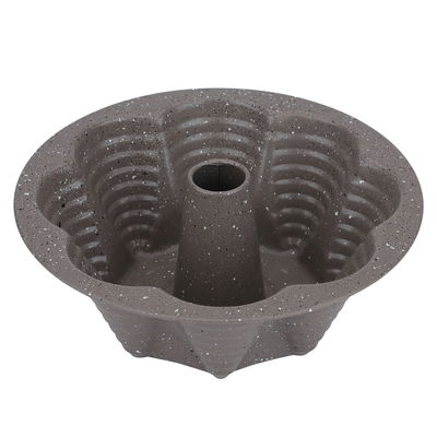 Granite Cake Mold with Bake Chef Stand, 22.8 x 8 cm, Round - Brown product image 1