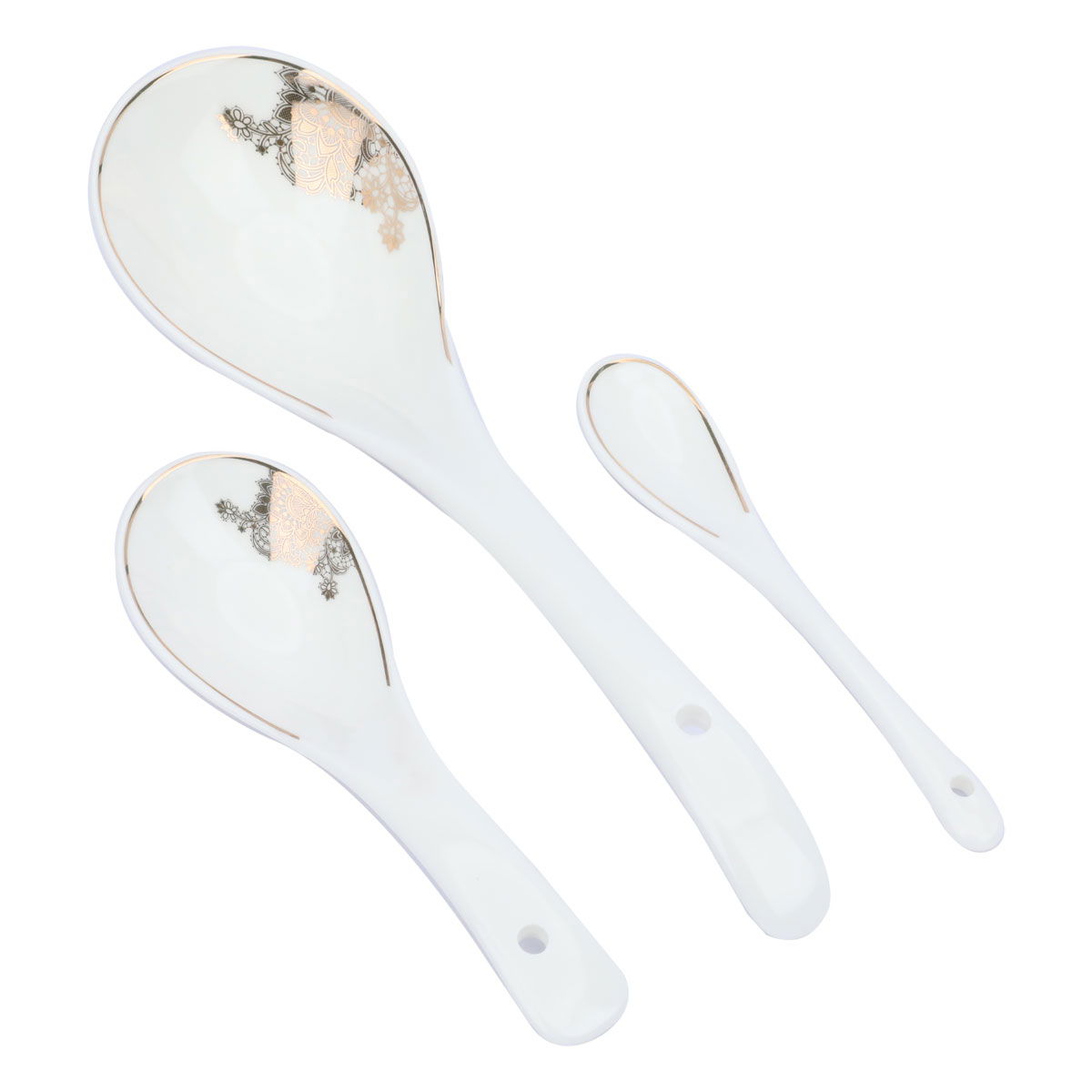 طقم سفرة بورسلان السيف غاليري، 166 قطعة - أبيض product image 8