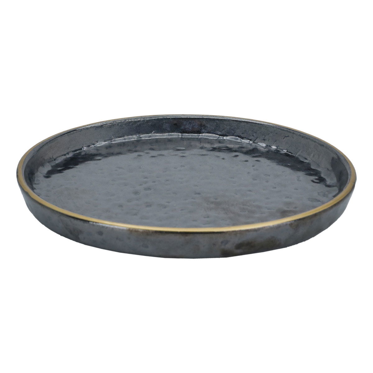 صحن تقديم بورسلان السيف غاليري، 13 سم، مسطح - أسود product image