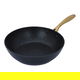 Rocky Granite Frying Pan, 28 cm, Gold Handle - Black product image 1