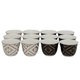 طقم فناجين قهوة عربي بورسلان السيف غاليري، 12 قطعة - متعدد الالوان product image 1