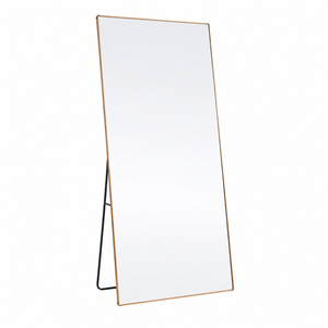 مراية ستاند زجاج، 180×70 سم، ستاند معدن - ذهبي product image 2