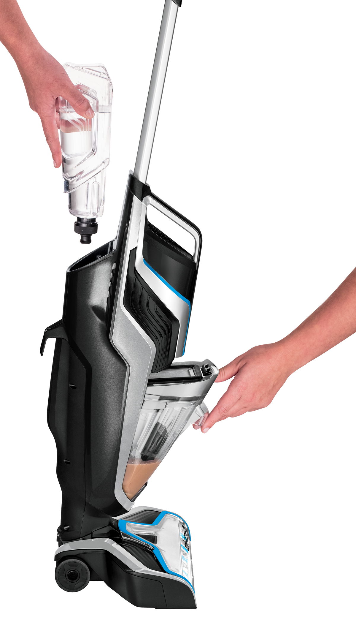 Bissell Crosswave Advanced Pro Floor And Carpet Vacuum Cleaner, 0.82 L, 560 Watt - Black product image 2