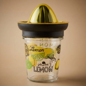 Harven Lemon Squeezer with Glass Lid, 0.32 Liter - Multi Color product image