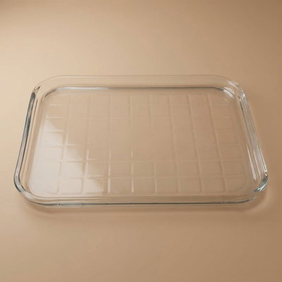 Al Saif Gallery glass oven dish, 32 x 26 cm, French, rectangular - transparent product image 1