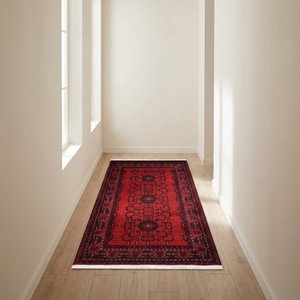 سجادة مجلس بوليستر سجادتي، 90×200 سم - احمر product image