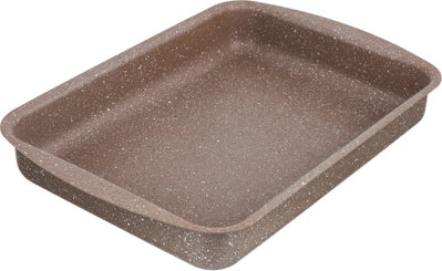 Rocky Granite Oven Tray, 40x28 cm, Rectangular - Brown product image 3
