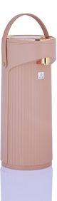Good Glory Thermos, 2.2 liters, glass inner container, plastic outer shell - light golden brown product image 1