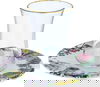 Al Saif Gallery glass jar set, lemon pattern dish, 2 pieces - white product image 1