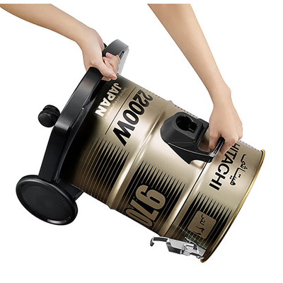 مكنسة برميل هيتاشى، 2200 واط، 21 لتر، رأس يدور 90 درجة، CV-970Y SS220 TG - ذهبي product image 4