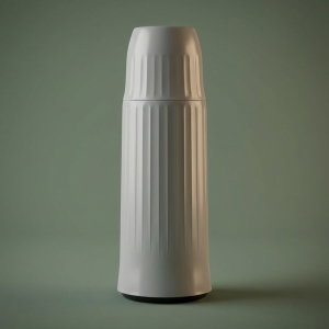 Helios thermos, 500 ml, glass inner container, plastic outer shell - gray product image