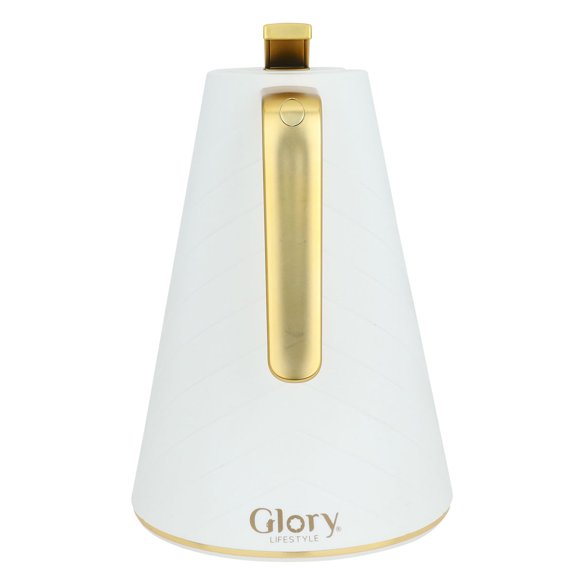 Glory Thermos, 500 ml, glass inner container, plastic outer shell - golden white product image 2