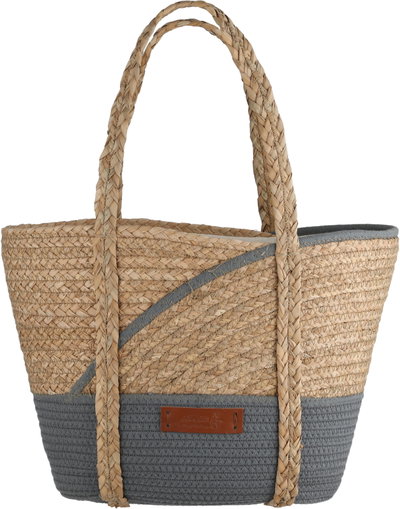 Al Saif Gallery Wicker Thermos Bag, 45x30 cm - Dark Gray Beige product image 2