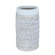 Rwad Alailah Porcelain Decorative Vase, 16 x 12 x 12 cm, cylindrical - golden white product image 2