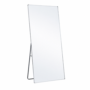 مراية ستاند زجاج، 180×80 سم، ستاند معدن - فضي product image 2