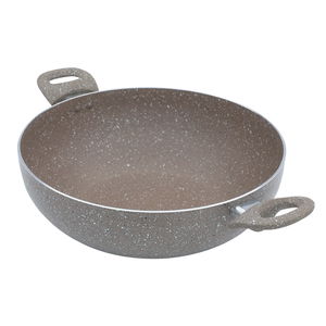 مقلاة عميقة جرانيت روكي، 30 سم، بيدين - بيج product image 3