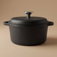 قدر طهي حديد روبوست، 28.5سم - أسود product image 1