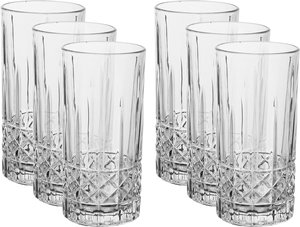 Al Saif Gallery Glass Cups Set, 6 Pieces - Clear product image