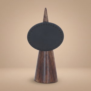 حامل لوحة كتابة البوفيه خشب السيف غاليري، 15×5×5 سم، خشبي غامق / أسود product image