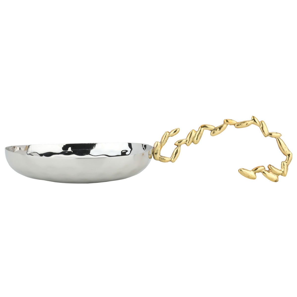 Al Saif Gallery dessert serving spoon, 30 x 12 cm - golden silver product image