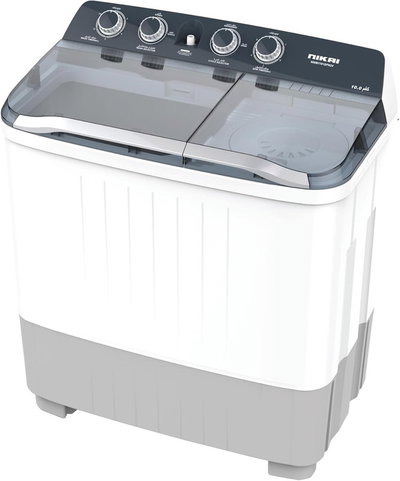 غسالة نصف اوتوماتيك نيكاي، 10 كجم، تحميل علوي، NWM1101SPN24 - ابيض product image 1