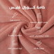 منشفة اطفال كورال فليس ريفي، 140×80 سم - كشمير product image 3