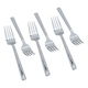 Al Saif Gallery steel cutlery set, 24 pieces - silver product image 2